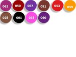 UV Farbgel, Tabelle 1