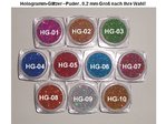 Glitzerpuder, Hologramm-Effekt glitter, 1 St ca 2,5 g